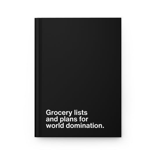 Grocery Lists and Plans